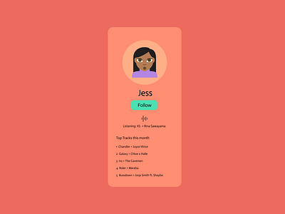 #DailyUI - Day 6 User Profile