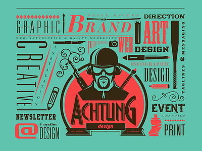 Achtung 1 vol branding design graphic design icon illustration infographic logo logotype my diploma simple solution typographic typography typography art vector