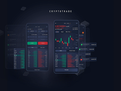Trade AR animation design clean design crypto currency crypto exchange crypto wallet dashboard finance app fintech app illustration interaction mobile app mobile app design motion graphic services ui ux