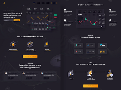 CMM dark ver blockchain clean design crypto exchange crypto trading cryptocurrency dashboard investment isometric design services trading platform ui user experience ux web design