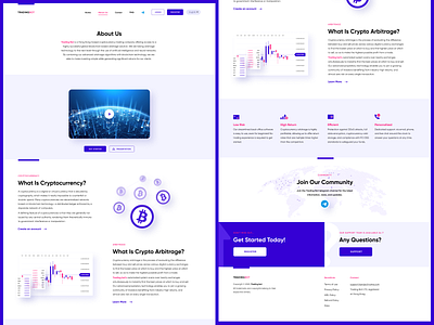 About us blockchain blockchain cryptocurrency clean design crypto currency crypto exchange crypto trading illustration investment services ui user experience ux webdesign