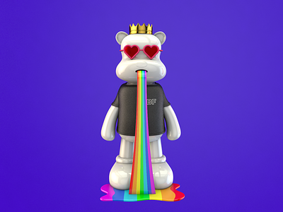 NFT bear rainbow