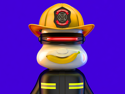 Fireman x-man banana hypebear