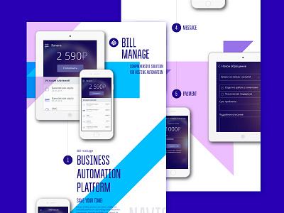 BillManage app design ballance icons mobile payment services uiux wallet