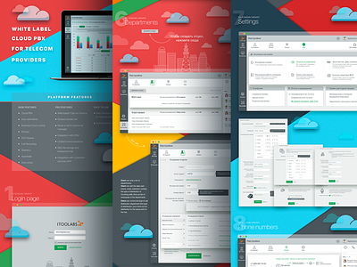 Cloud PBX by Yurii on Dribbble