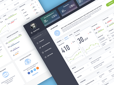 Crm clean design dashboard interface services simple solution ui user experience ux
