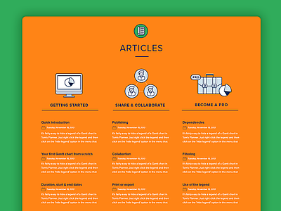 Articles chart clean design cool interface friendly layout gant services simple solution ui useful things user experience ux web design
