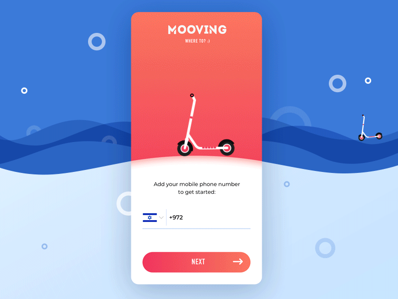 Scooter Splash screen [animated] by Yurii on Dribbble