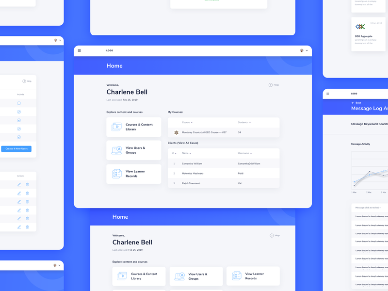 Dashboard Nucleos clean design cms crm dashboard icons interface material design services simple solution ui user experience ux web design