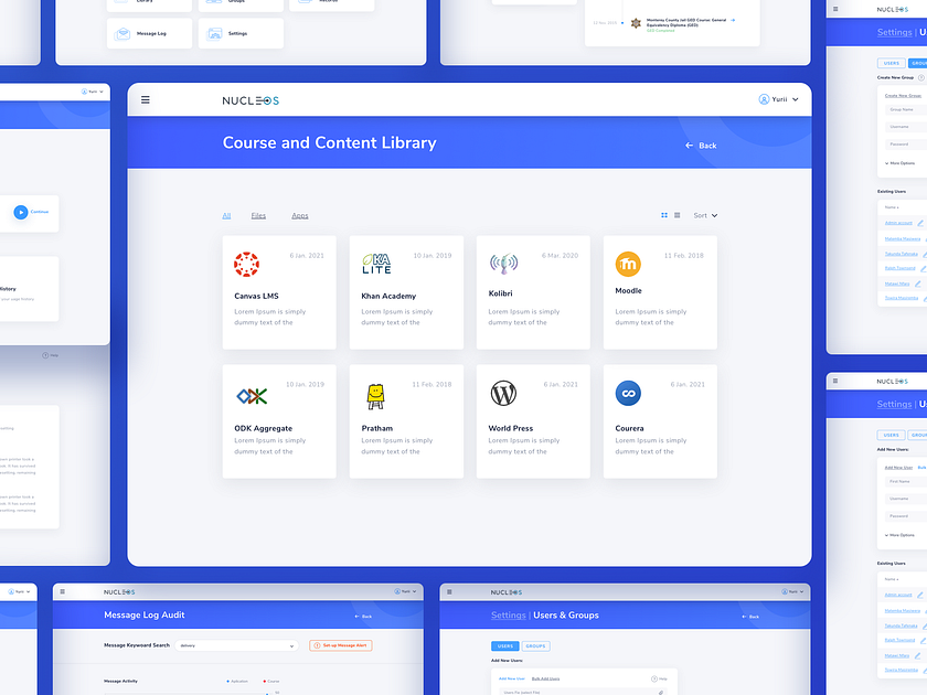 Nukleos main by Yurii on Dribbble