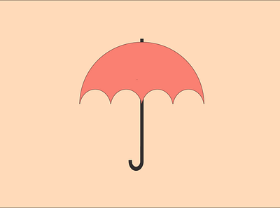 UMBRELLA ILLUSTRATION adobe adobe illustrator art design flat design graphic design illustration design umbrella umbrella illustration
