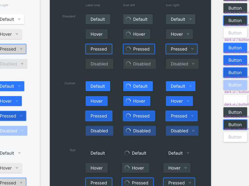Design System Buttons By Adam On Dribbble Design System Buttons By Adam On Dribbble