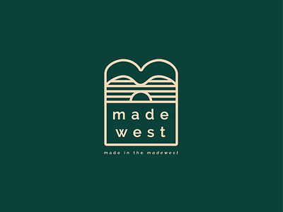 Made West Logo Design branding design graphic design illustration logo typography vector