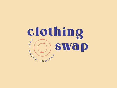 Clothing Swap Logo Design branding design graphic design logo typography vector