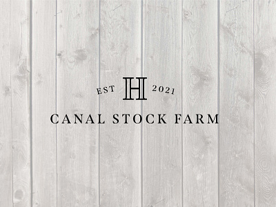Canal Stock Farm Logo Design branding design graphic design logo typography vector