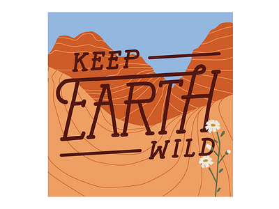Keep Nature Wild Design Contest design graphic design illustration typography vector