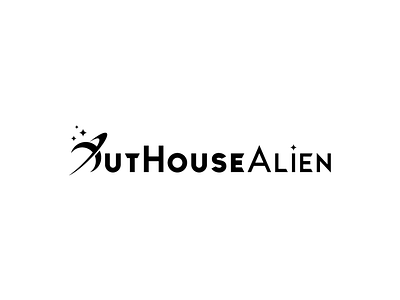 OutHouseAlien Logo Design graphic design grey advertising logo