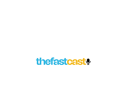 The FAST CAST design graphic design logo minimal