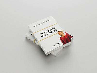 Book Cover Design - The Golden Rules of life bannerdesign branding design graphic design typography ui