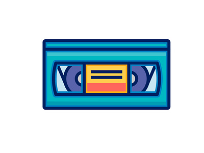Cassette 2 Isaac Anthony isaacanthonyza 2d cassette character design flat icon illustration line music retro ui ux vector