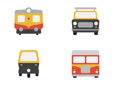 Bombay Transport Icons