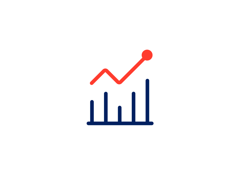 Market Research analysis ball bounce chart gif graph market progress research statistics stats