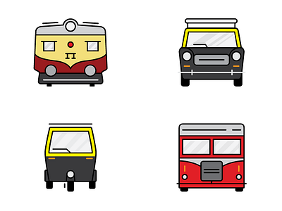 Bombay Transport Icons 2