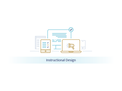 Instructional Design concept design icon illustration instruction line minimal style ui