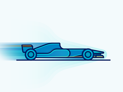 Tron Formula 1 car design f1 formula 1 formula one icon illustration race speed track tron vector