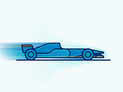 Fórmula 1 2022 Maqueta Vista lateral media - TemplateMonster