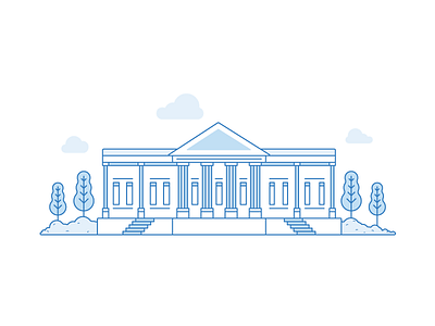 Government building building city government icon illustration line politics structure town vector