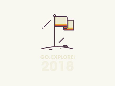 Go, Explore! 2018 2d explore flat icon illustration space spot starwars ui ux vector