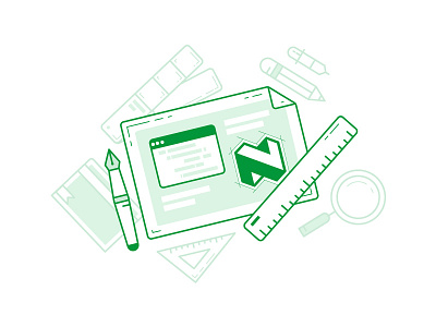 Nedbank Spot 3 2d bank design flat icon illustration line ui ux vector