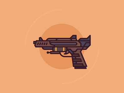 What we gona do about it ? 2d action design flat game gun icon illustration line power shoot sniper ui ux vector work