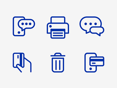 Icons for Standard Bank 2d bank bank app credit creditcard design flat icon icons illustration line money office phone standard bank ui ux vector website