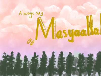 Always say Masyaalah illustration