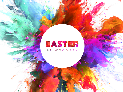 Easter 2020 celebrate church design easter illustration logo photoshop powder powder explosion resurrection sunday sermon series texture