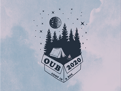 OUB Summer Camp Shirt branding design illustration illustrator logo shirt shirt design summer camp texture tshirt art vector