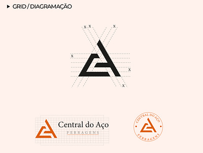 Central do Aço design graphic design illustra illustration logo typography