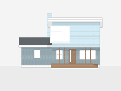 2129 Wisteria Way architecture house minimal swatches