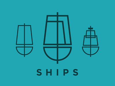 Ships boat boats fat lines minimal mnml ship