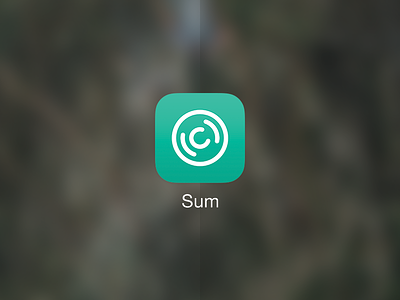 Sum App Icon app app icon audio fun icon ios oversimplified sounds wip