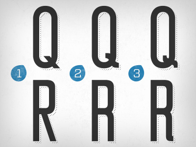New Typeface: Charles Grodin blue font type