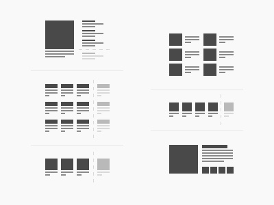 Content Layout Icons icons responsive ui wireframes