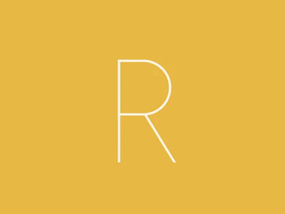 Variable Font - R animation font r typography variable font