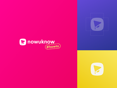 NowUknow app - Branding app brand branding colorful design illustration isotype logo symbol typography vector visual visual graphic