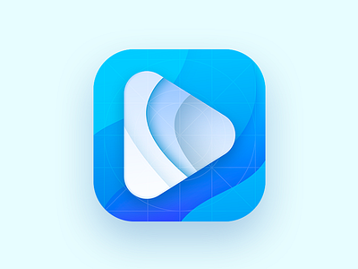 App Play Icon of a Video Platform app icon appicon appstoreicon blue play playicon