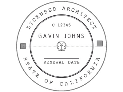 Architect Stamp architect stamp
