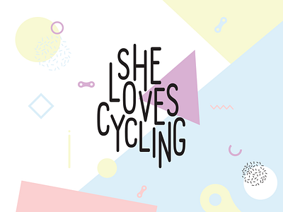 [WIP] New identity for a blog - V2 80s bikes blog branding cycling girl identity vector wip woman women