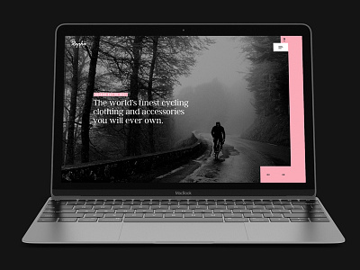 Rapha redesign homepage